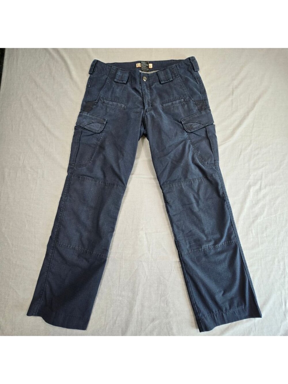 5.11 Tactical Womens Pants Sz 10 Long Regular Fit Navy Ripstop Utility Cargo